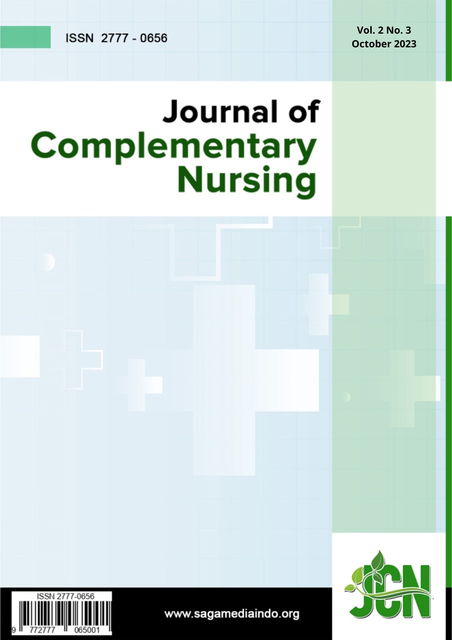 					View Vol. 2 No. 3 (2023): Journal of Complementary Nursing
				